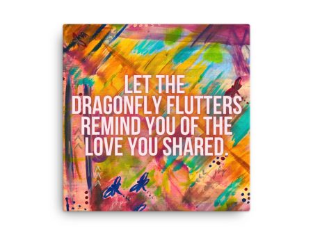 Dragonfly Flutters Canvas For Cheap