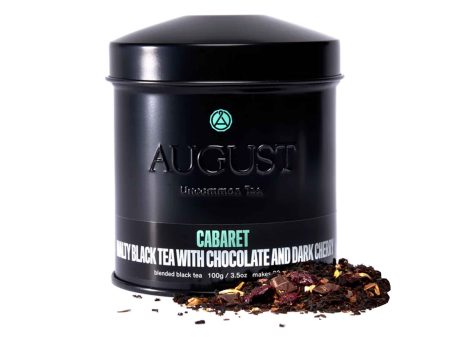 AUGUST UNCOMMON CABARET CHOCOLATE & CHERRY LOOSE LEAF TEA TIN 100g Cheap