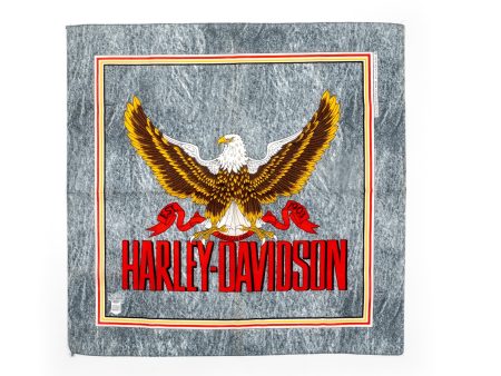 1980 s Eagle H-D Bandana - Grey on Sale