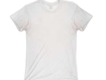 1970 s Plain White Tee - M Hot on Sale