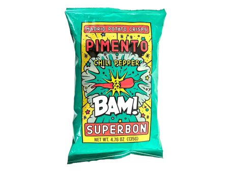 SUPERBON PIMENTO POTATO CHIPS 135g For Discount