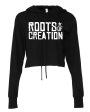 WOMEN S CROPPED LONG SLEEVE: WHITE LOGO Hot on Sale