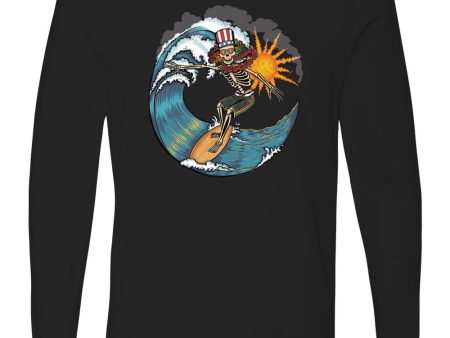 Surf & Skeleton - Long Sleeve Online Sale