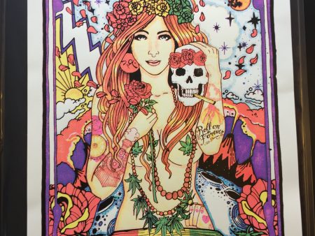 GRATEFUL DUB LADY  POSTER by Catt Gould [STANDARD - limited edition] Discount