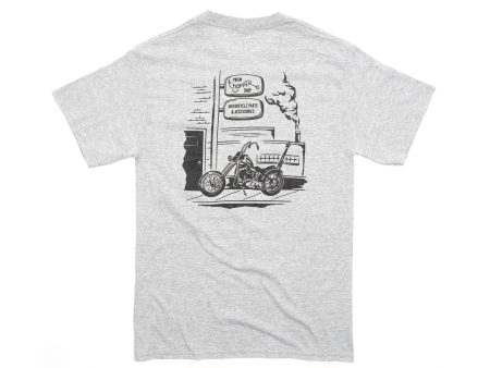 Chopper Shop Tee - Grey Online