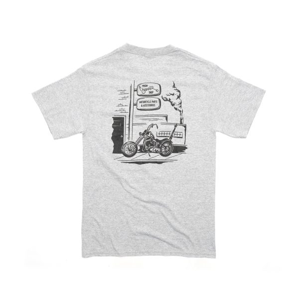 Chopper Shop Tee - Grey Online