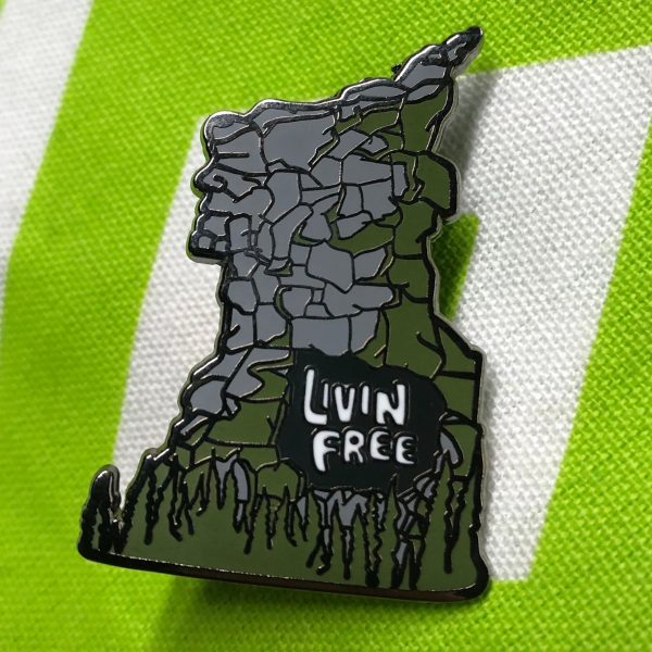 PIN:  Man in the Mountain  (Livin Free) For Cheap