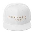 Purpose + Grit Snapback Hat Online now