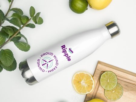 Proud wind farm owner stainless steel water bottle Online now