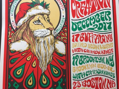 HOLIDAY LION December 2017  POSTER by Nathaniel Deas [STANDARD - limited edition] Cheap