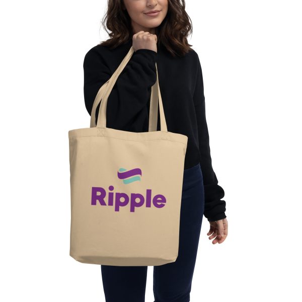 Ripple logo eco tote bag Fashion