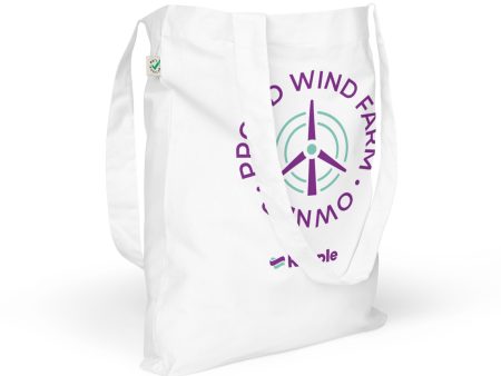 Proud wind farm owner organic tote bag Supply