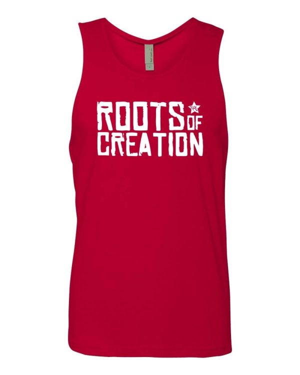 MEN’S COTTON TANK TOP: Roots of Creation Logo Hot on Sale