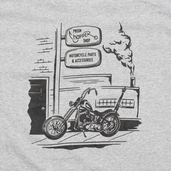 Chopper Shop Tee - Grey Online