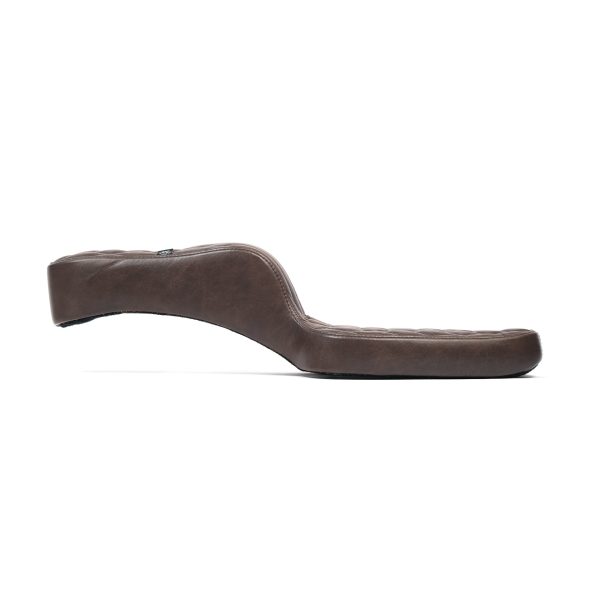 King Cobra Seat - Brown Diamond: 82-03 Sportster Cheap