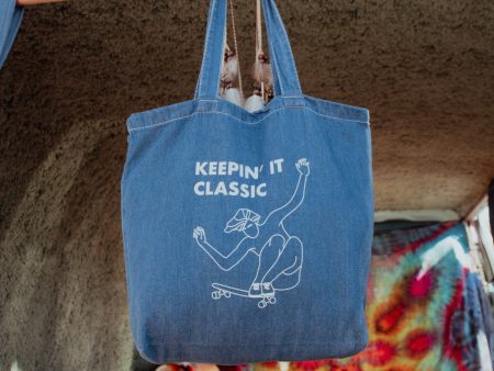 Keepin’ It Classic Denim Tote Bag Online now