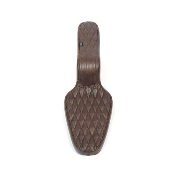 King Cobra Seat - Brown Diamond: 82-03 Sportster Cheap