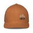 Gritty Faith Closed-back Trucker Cap White Black Logo Fashion