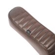 King Cobra Seat - Brown Tuck n  Roll: 82-03 Sportster Sale