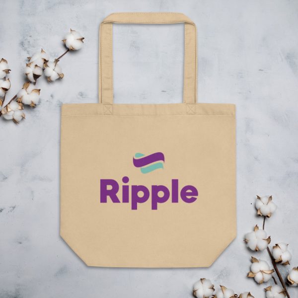 Ripple logo eco tote bag Fashion