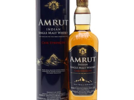 Amrut Indian Single Malt Whisky Cask Strength NV - 750ML Hot on Sale